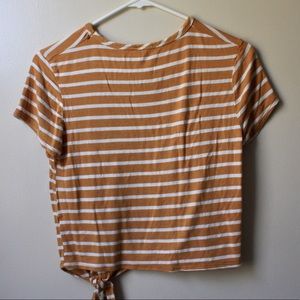 Striped crop top